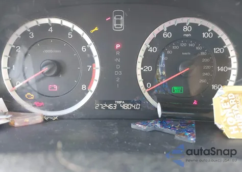 2012 Honda Accord 2.4 Se z USA, uszkodzony, nr VIN 1HGCP2F65CA227748